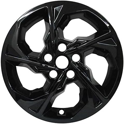סט עור גלגל שחור מבריק של 17 מיועד ליונדאי טוסון | כיסוי פלסטיק ABS עמיד - מתאים ישירות מעל גלגל OEM